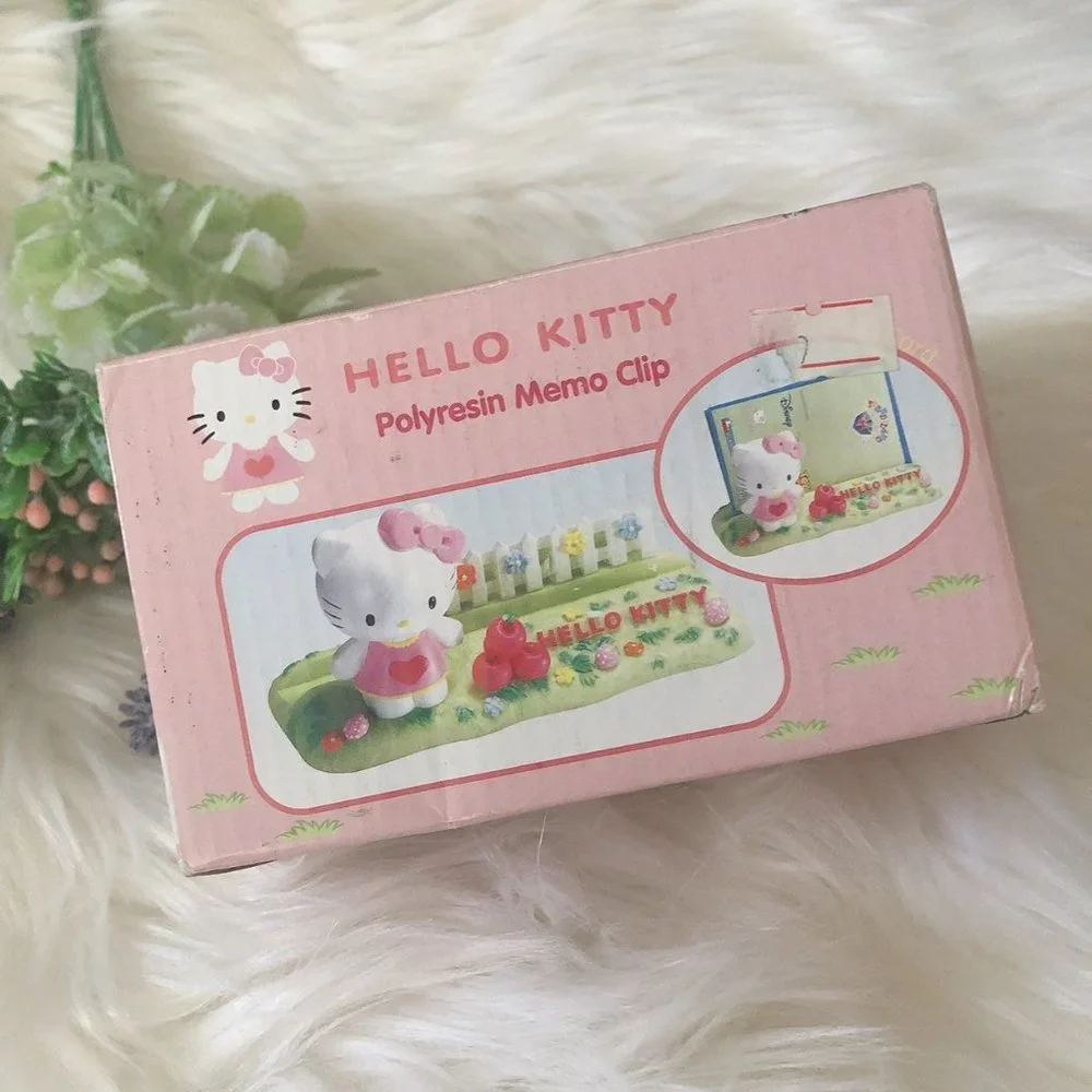 Vintage hello kitty sanrio memo clip